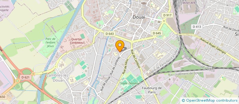 localisation de l'entreprise MONSIEUR AHMED ZERAOUI  DOUAI