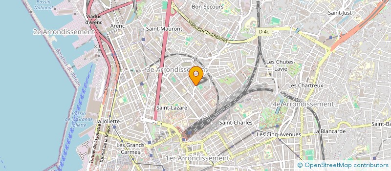 localisation de l'entreprise MONSIEUR AHMED ZIANI  MARSEILLE