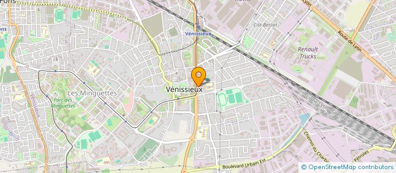 localisation de l'entreprise MONSIEUR AHMED ZIANI  VENISSIEUX