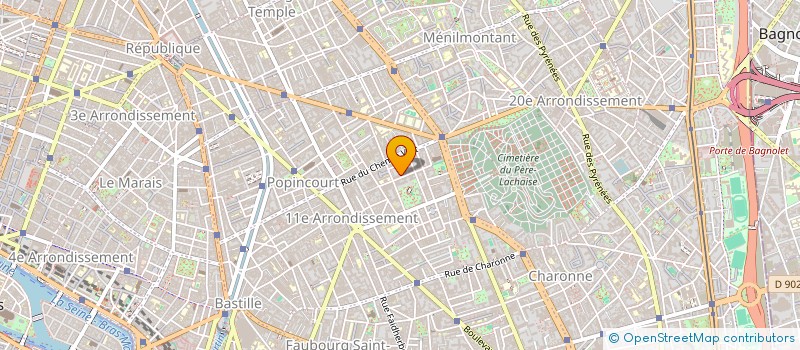 localisation de l'entreprise MONSIEUR AHMED ZINE  PARIS