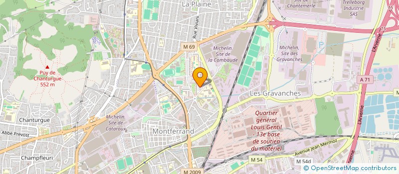 localisation de l'entreprise MONSIEUR AHMED ZOUBIR  CLERMONT-FERRAND