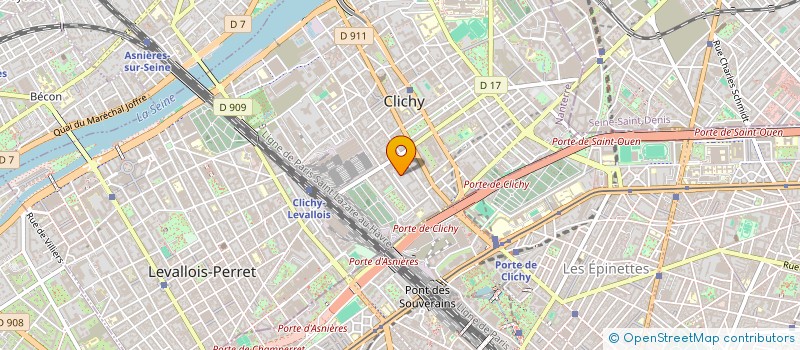 localisation de l'entreprise MONSIEUR AHMED ZRIBI à CLICHY