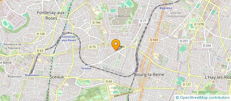 localisation de l'entreprise MONSIEUR AHMEDOU HORMA à SCEAUX