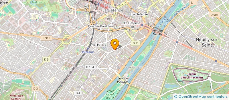 localisation de l'entreprise MONSIEUR AHMEM RAREN  PUTEAUX