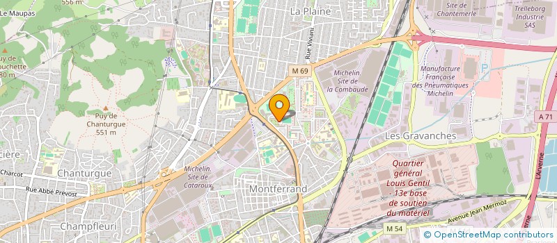 localisation de l'entreprise MONSIEUR AHMET AKTAS  CLERMONT-FERRAND