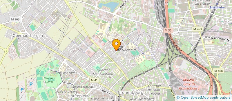 localisation de l'entreprise MONSIEUR AHMET ALI AYAN  STRASBOURG