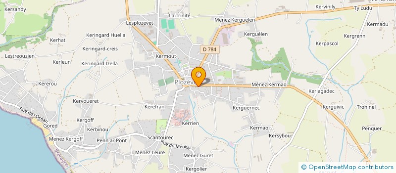 localisation de l'entreprise MONSIEUR AHMET ALTUNTAS  PLOZEVET