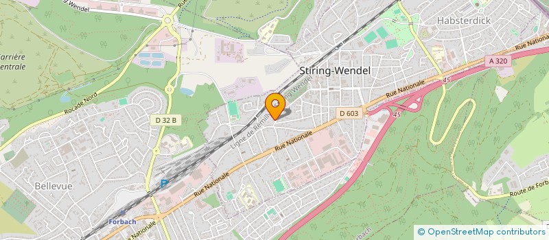 localisation de l'entreprise MONSIEUR AHMET ATES  STIRING-WENDEL