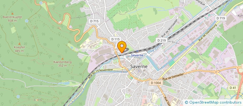 localisation de l'entreprise MONSIEUR AHMET AYAS à SAVERNE