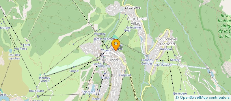 localisation de l'entreprise MONSIEUR AHMET AYDOGAN à COURCHEVEL