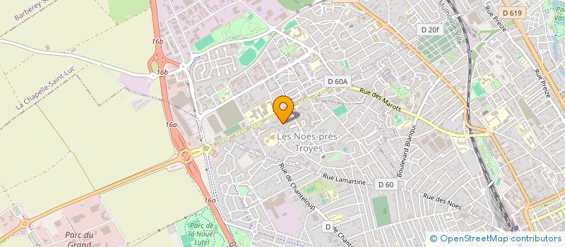 localisation de l'entreprise MONSIEUR AHMET AYVAZ à LES NOES-PRES-TROYES