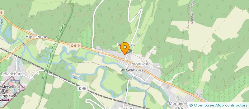 localisation de l'entreprise MONSIEUR AHMET BAKAR  ARSONVAL