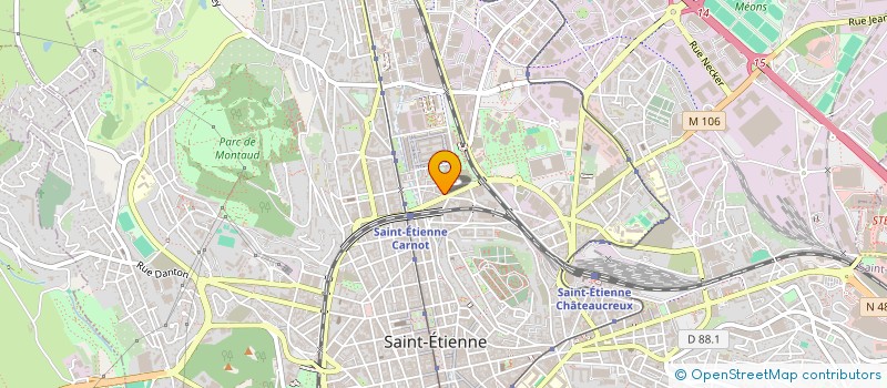 localisation de l'entreprise MONSIEUR AHMET BEKTAS  SAINT-ETIENNE