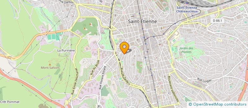 localisation de l'entreprise MONSIEUR AHMET BOZBIYIK  SAINT-ETIENNE