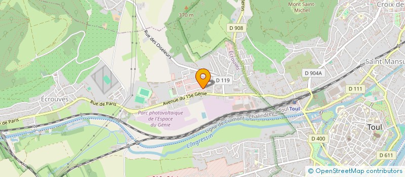 localisation de l'entreprise MONSIEUR AHMET-CAN GURCAN  ECROUVES