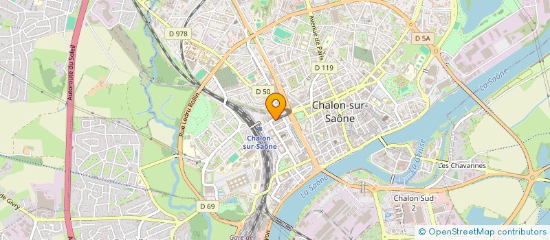 localisation de l'entreprise MONSIEUR AHMET CELIK à CHALON-SUR-SAONE