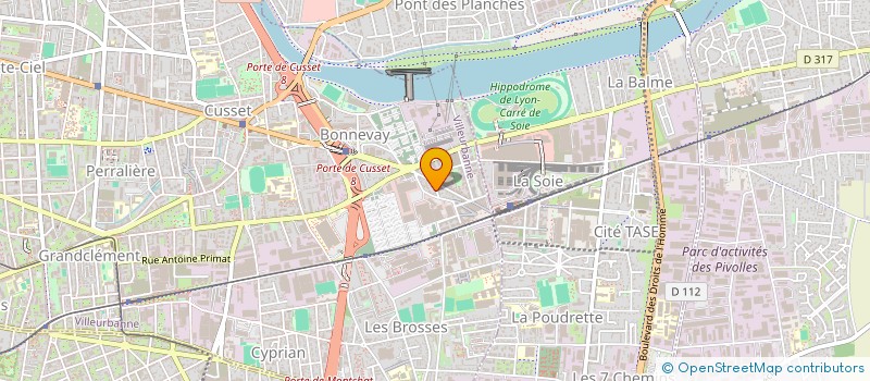 localisation de l'entreprise MONSIEUR AHMET CETIN  VILLEURBANNE