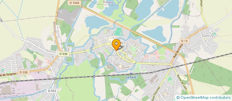 localisation de l'entreprise MONSIEUR AHMET CEYHAN à LA FERE