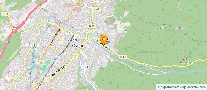 localisation de l'entreprise MONSIEUR AHMET COSAR à OYONNAX