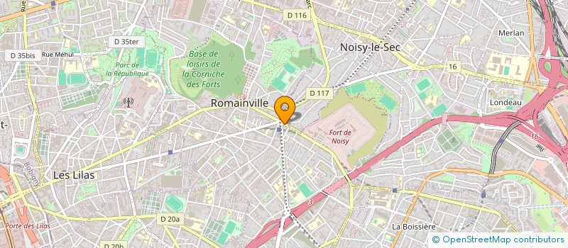 localisation de l'entreprise MONSIEUR AHMET DEMIR à ROMAINVILLE
