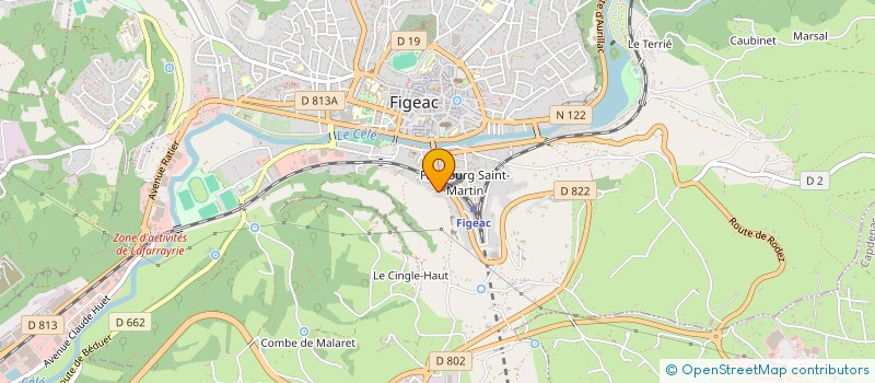 localisation de l'entreprise MONSIEUR AHMET DEMIRELLI  FIGEAC