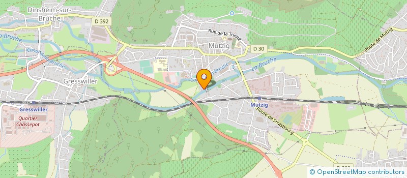 localisation de l'entreprise MONSIEUR AHMET DULGER  MUTZIG