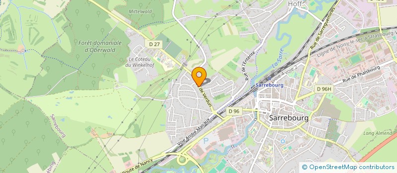 localisation de l'entreprise MONSIEUR AHMET DUMAN  SARREBOURG