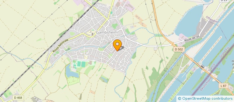 localisation de l'entreprise MONSIEUR AHMET DURSUN  GAMBSHEIM