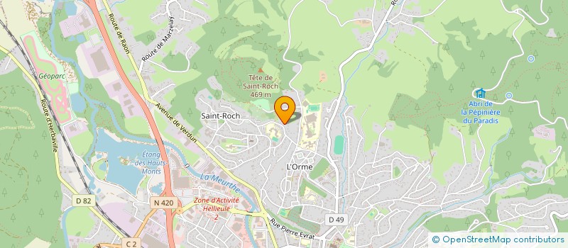 localisation de l'entreprise MONSIEUR AHMET DURSUN  SAINT-DIE-DES-VOSGES