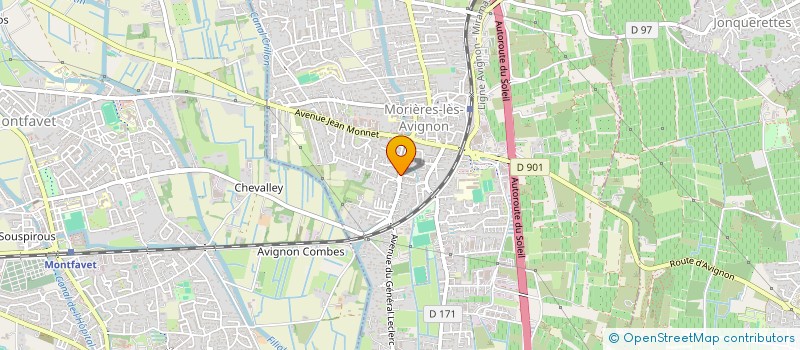 localisation de l'entreprise MONSIEUR AHMET EKINCI  MORIERES-LES-AVIGNON