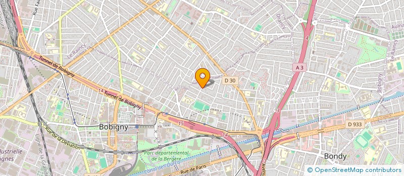 localisation de l'entreprise MONSIEUR AHMET ERDEMIR  BOBIGNY