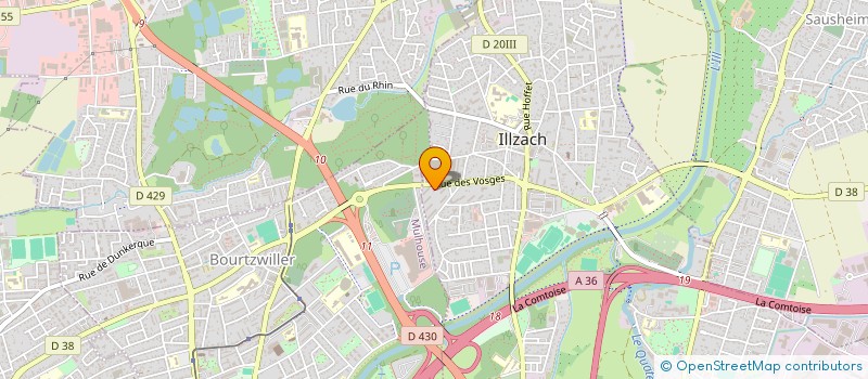 localisation de l'entreprise MONSIEUR AHMET ERDEMIR  ILLZACH