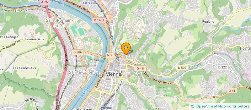 localisation de l'entreprise MONSIEUR AHMET ERSEZER à VIENNE