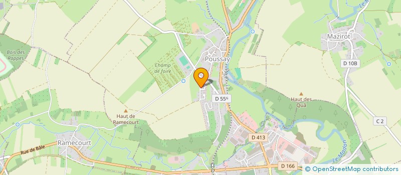 localisation de l'entreprise MONSIEUR AHMET ESER  POUSSAY