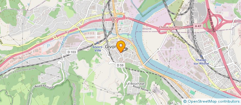 localisation de l'entreprise MONSIEUR AHMET ILIK  GIVORS