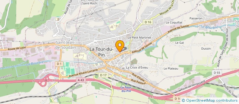 localisation de l'entreprise MONSIEUR AHMET ISIK  LA TOUR-DU-PIN