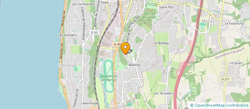 localisation de l'entreprise MONSIEUR AHMET KABA  AIX-LES-BAINS