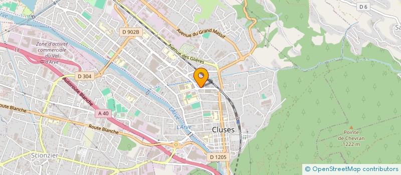 localisation de l'entreprise MONSIEUR AHMET KAPTAN  CLUSES