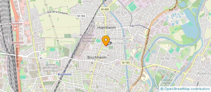localisation de l'entreprise MONSIEUR AHMET KARAAGAC à BISCHHEIM