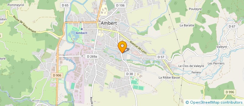 localisation de l'entreprise MONSIEUR AHMET KARAGOZ  AMBERT