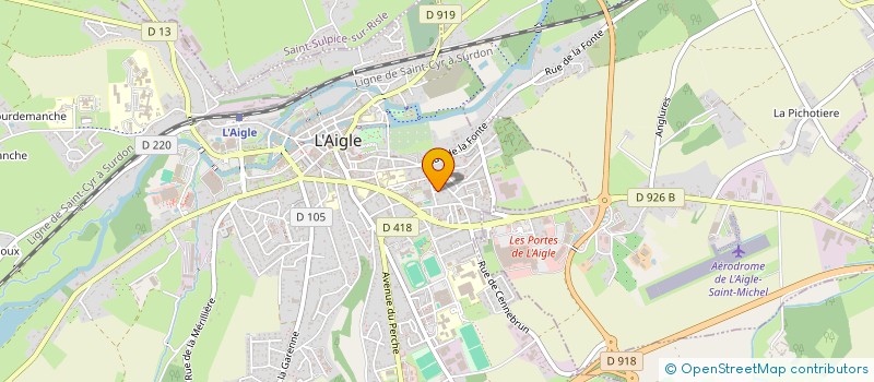 localisation de l'entreprise MONSIEUR AHMET KARKI à L'AIGLE