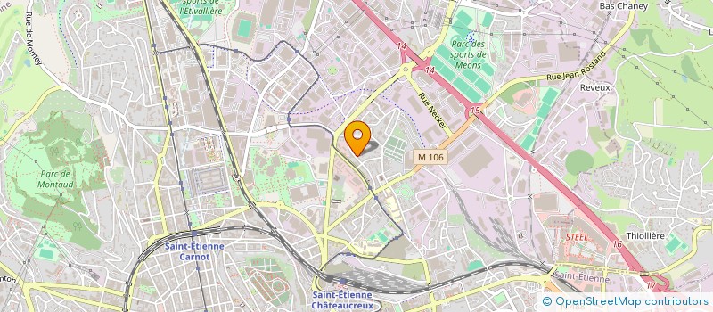 localisation de l'entreprise MONSIEUR AHMET KAYAHAN  SAINT-ETIENNE