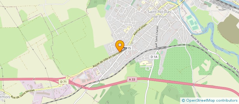 localisation de l'entreprise MONSIEUR AHMET KESIK  SAINT-NICOLAS-DE-PORT