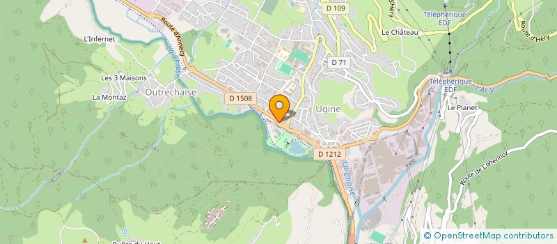 localisation de l'entreprise MONSIEUR AHMET KOCPINAR  UGINE