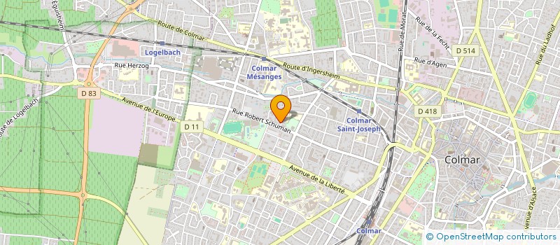 localisation de l'entreprise MONSIEUR AHMET ORHAN  COLMAR