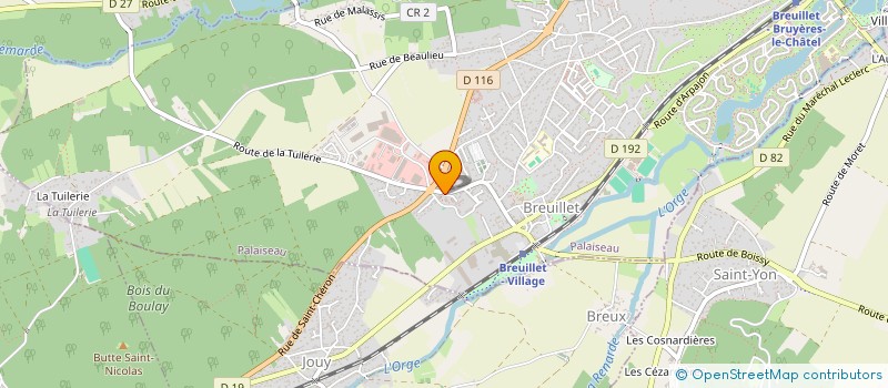 localisation de l'entreprise MONSIEUR AHMET OZDEMIR  BREUILLET