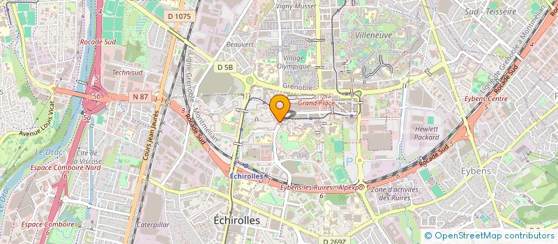 localisation de l'entreprise MONSIEUR AHMET OZDEN à ECHIROLLES