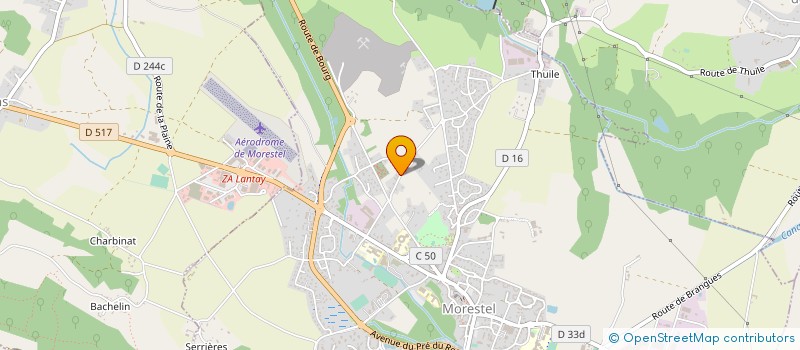 localisation de l'entreprise MONSIEUR AHMET OZHAN  MORESTEL