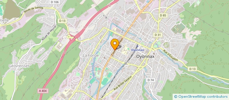 localisation de l'entreprise MONSIEUR AHMET OZMEN à OYONNAX