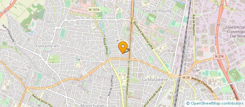 localisation de l'entreprise MONSIEUR AHMET REXHEPI  DIJON